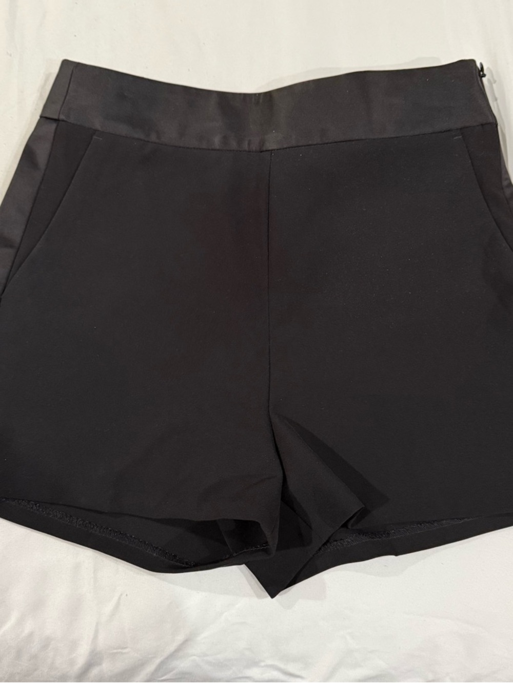 Express Black High-Waist Dress Shorts